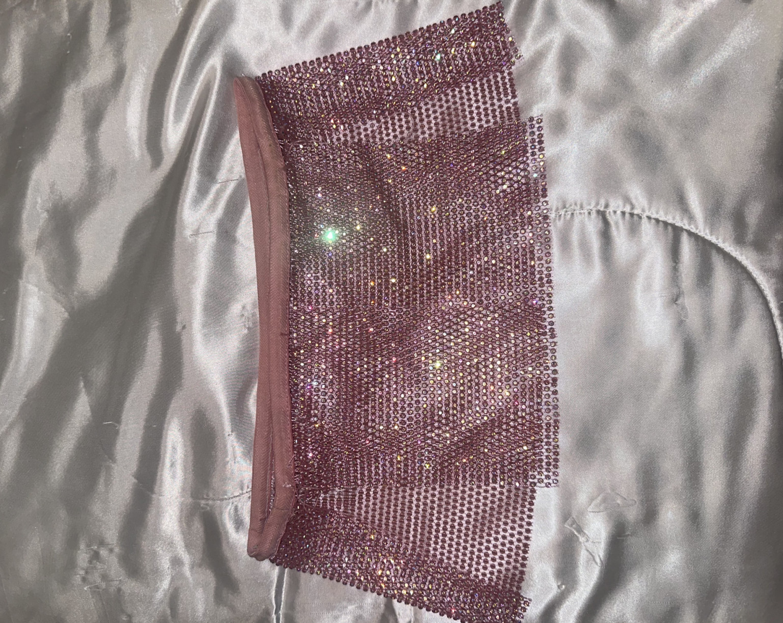 Crystal mini skirt!